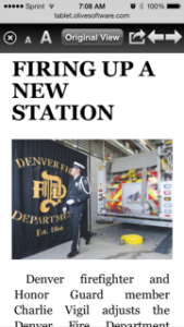 Denver Fire Backdrop