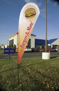 Cusrom Flag Company Teardrop Banner