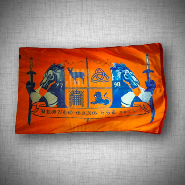 Custom Flag Company Bronco Gang