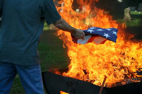 Flag retirement