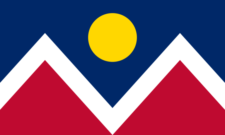 Denver City Flag – Ranked #3 in the Nation!