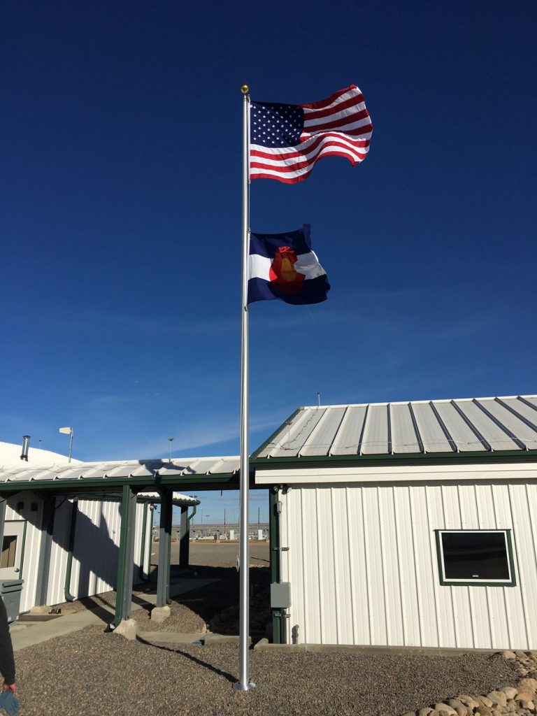 30′ Flagpole at Saddlehorn Pipeline