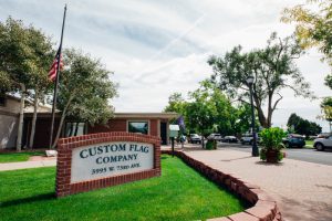 Custom flag company building 2018