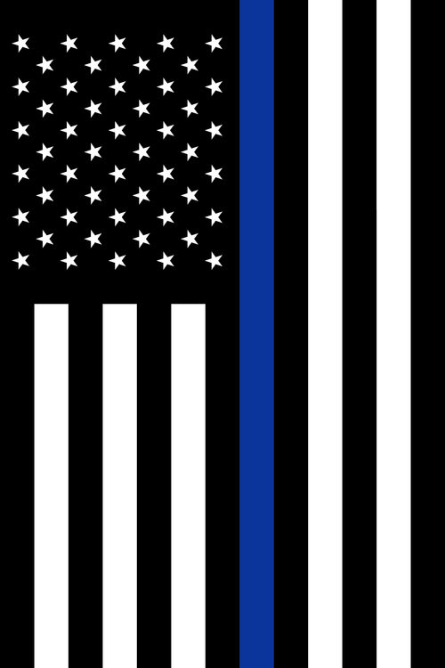 American Thin Blue Line Flag