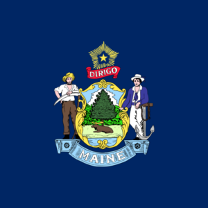 Maine State Flag