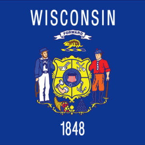 Custom Flag Company State of Wisconsin Flag