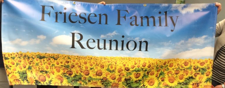 Family Reunion Banner