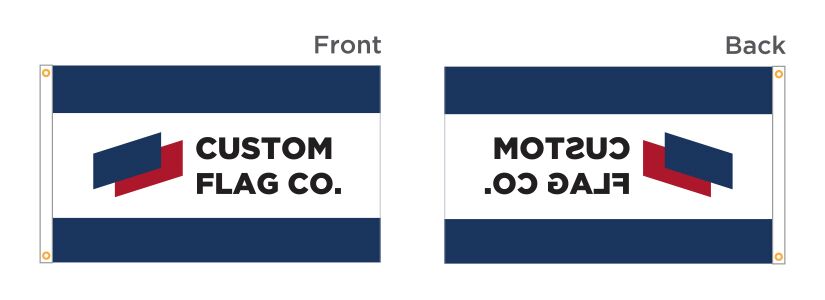 Double Sided CFC Flag Logo