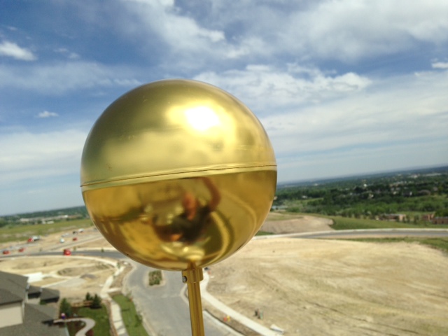 Custom Flag Company Gold Flagpole Topper