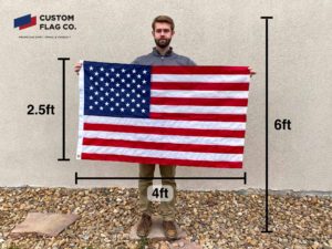 Flag Size 2.5 by 4