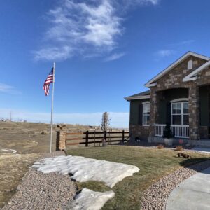 Residential in-ground flagpole
