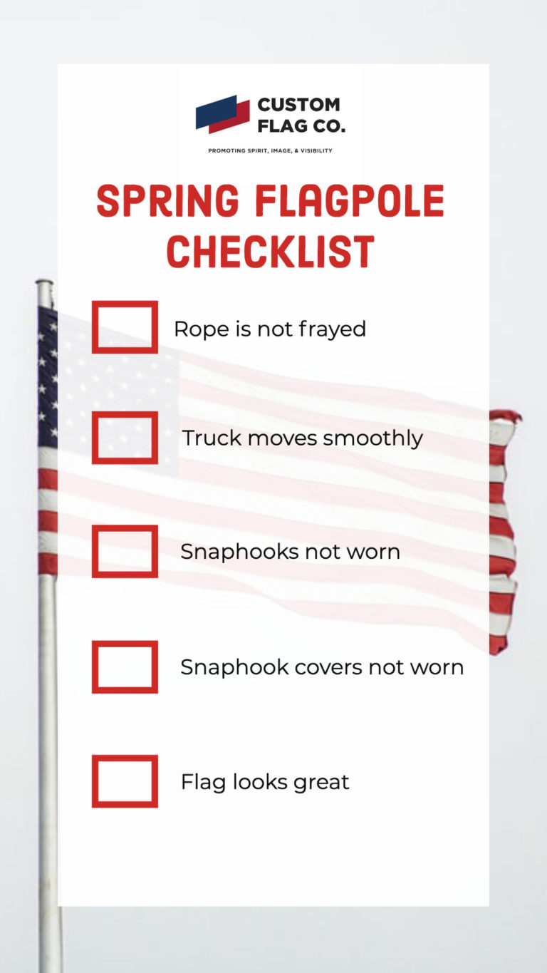Spring Flagpole Checklist