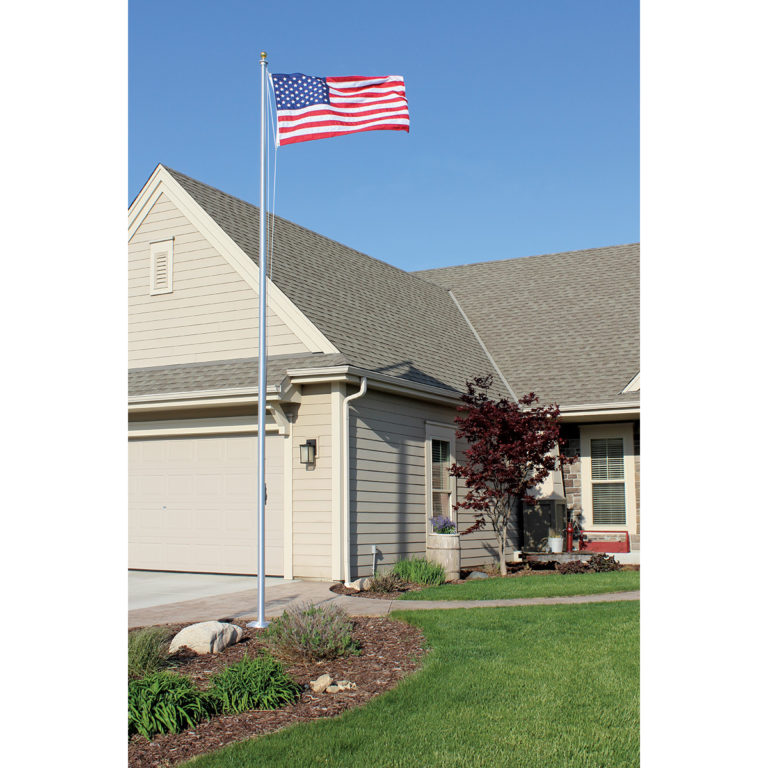 Three-Piece Aluminum Flagpole