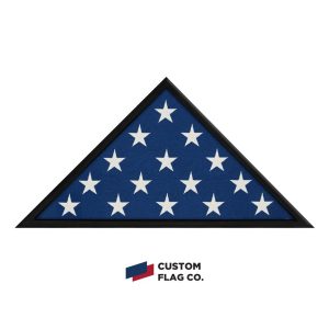 3'x5' Flag Memorial Case - Black