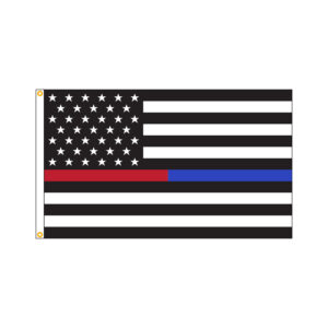 American Thin Blue & Red Line Flag