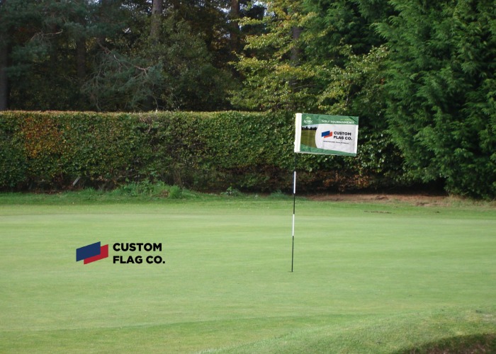 Garden Boat and Golf Tournament flags