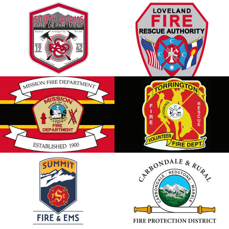 Custom Fire Department Flags