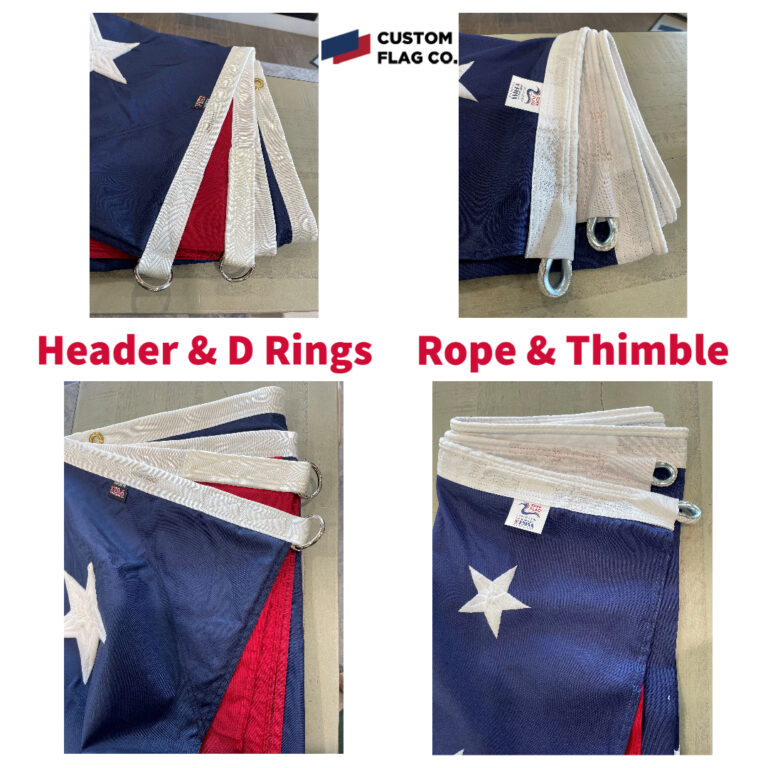 Header with Rope & Thimble or D Rings?