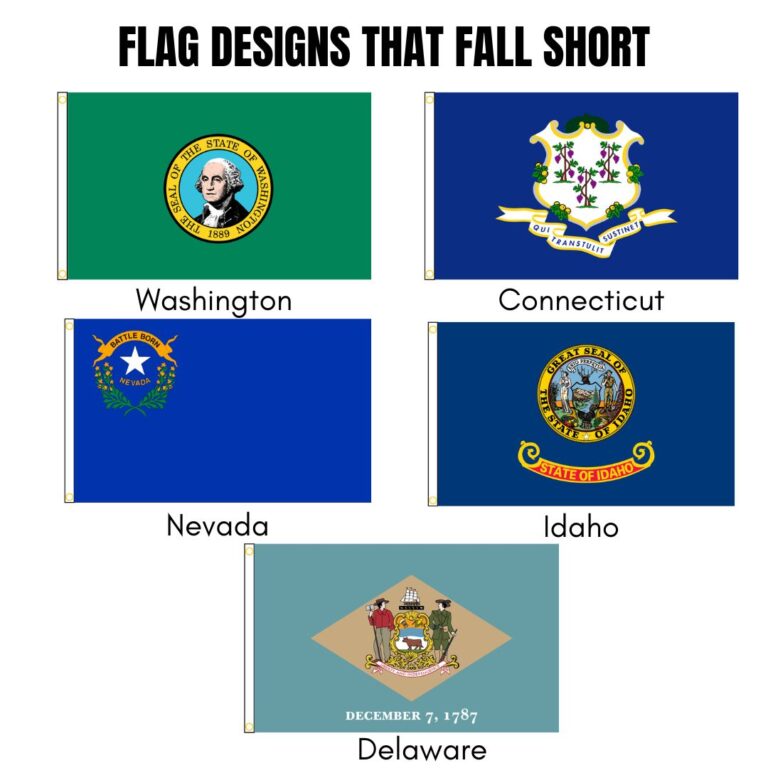 State Flag Designs that Fall Short