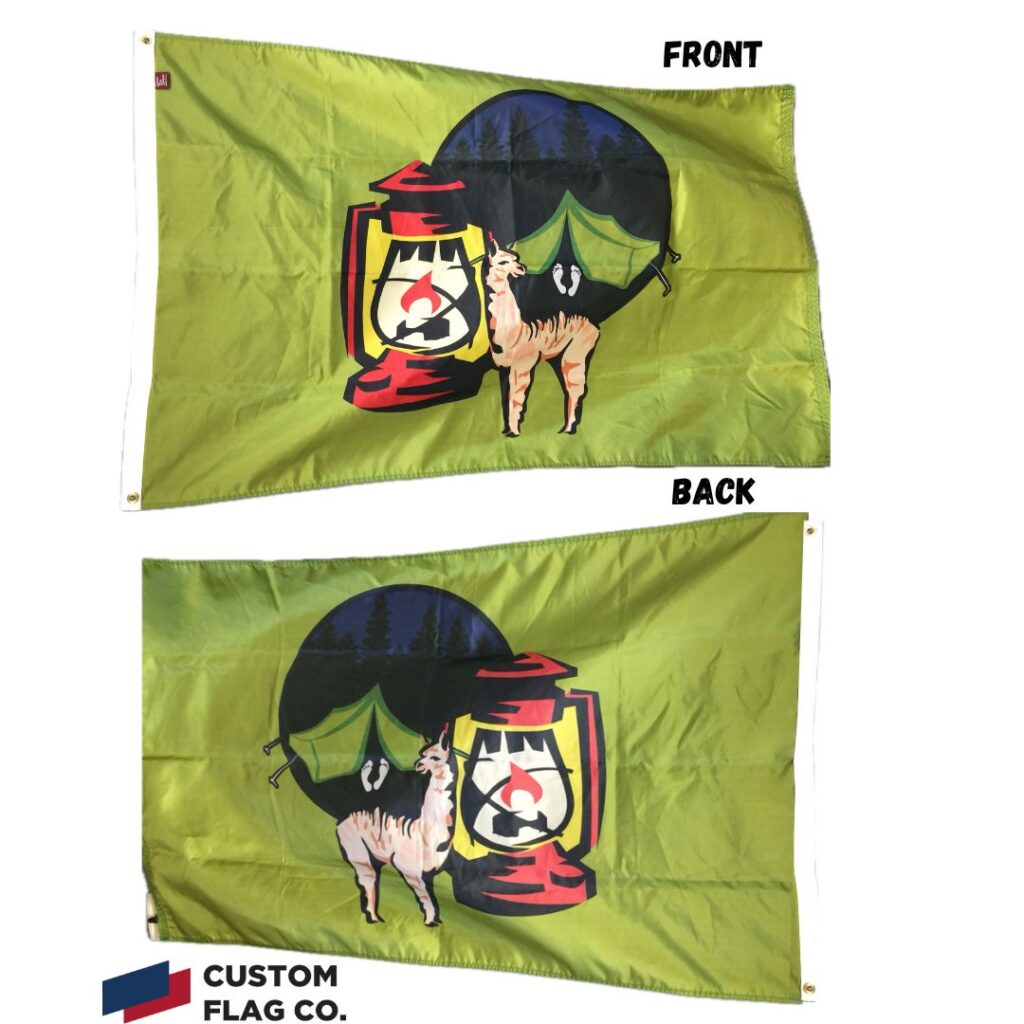 What is a single side reverse flag? 