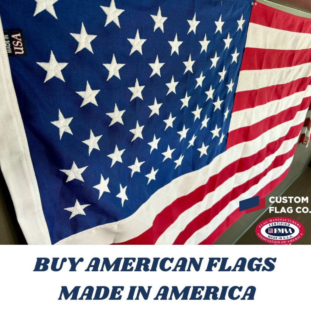 Always buy US Made American Flags