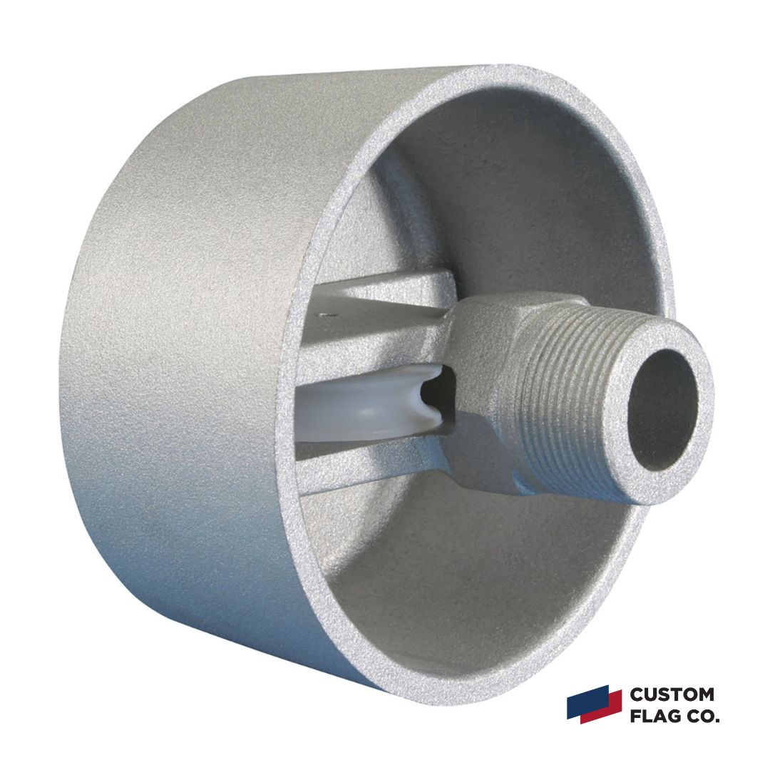 Internal Halyard Stationary Threaded Truck