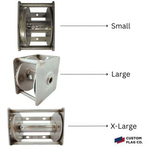 Internal Halyard Winch Drum