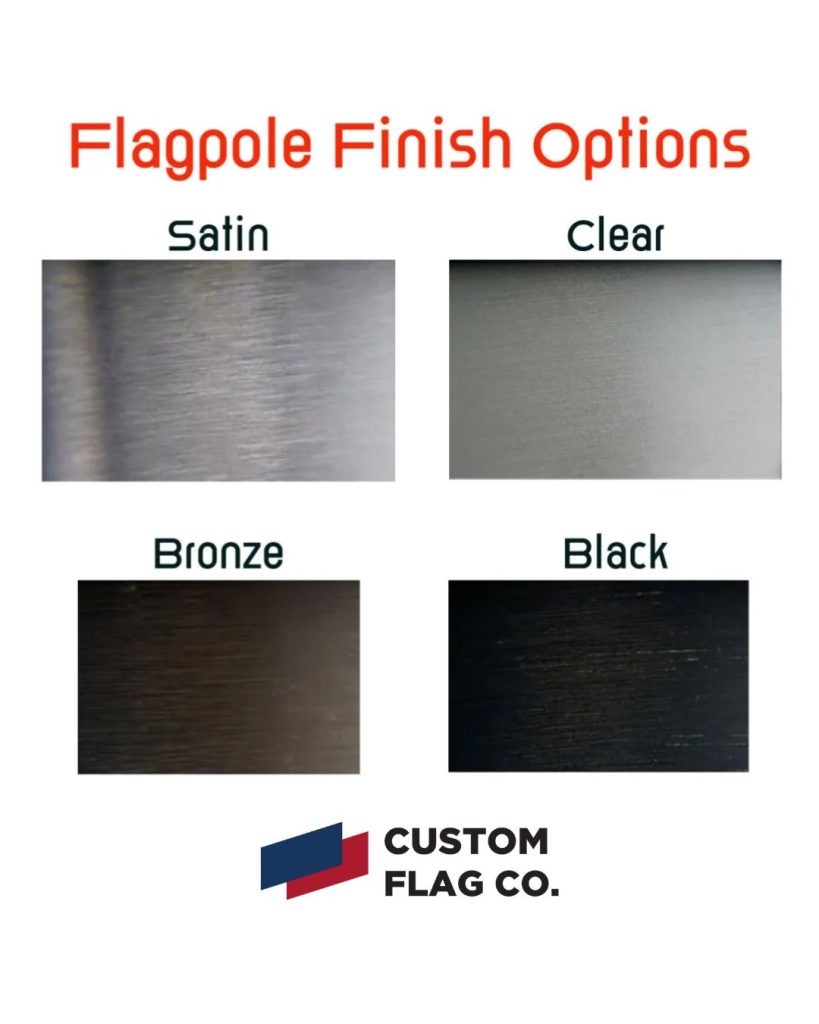 What are the Different Flagpole Colors Available?