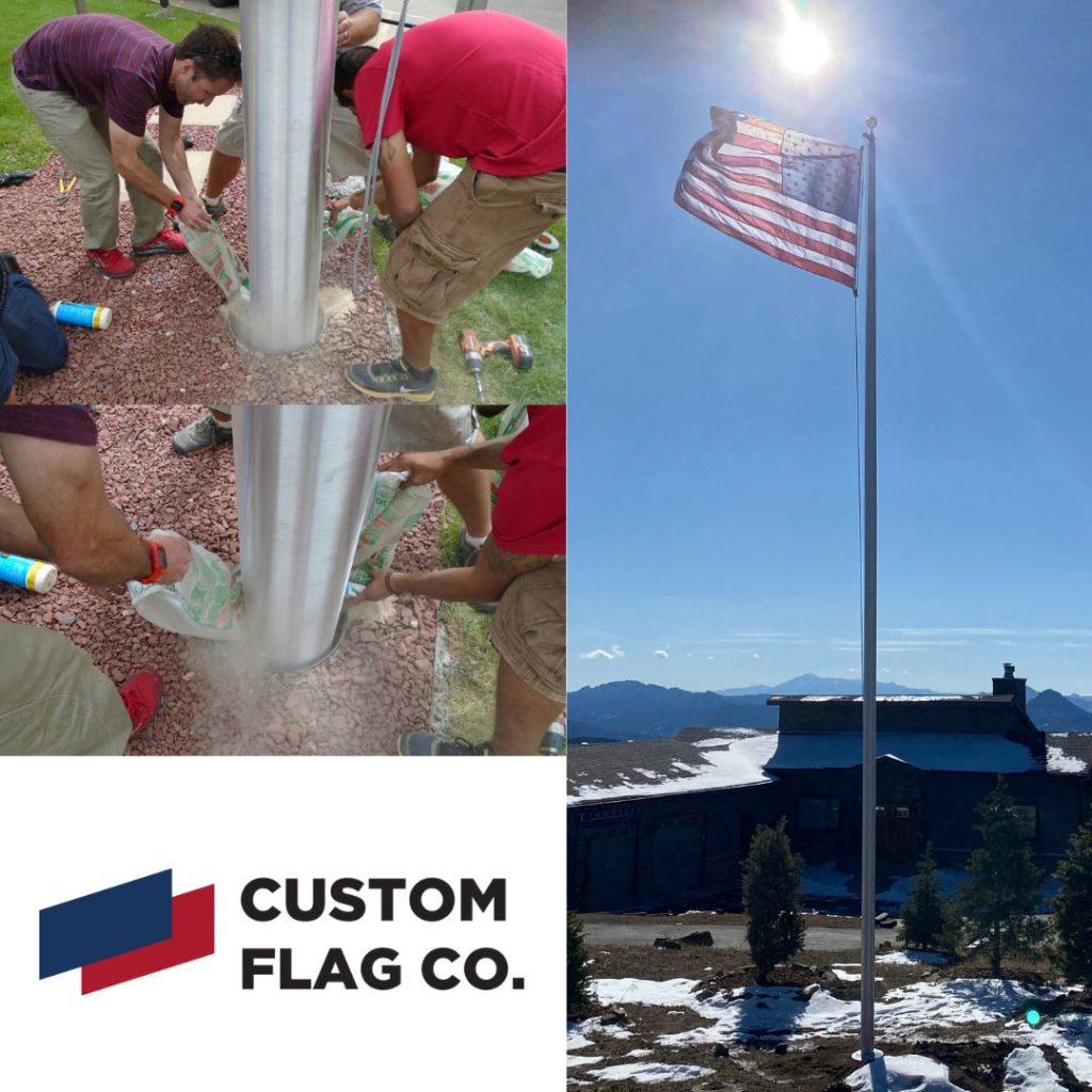 Upgrade your home by planting a flagpole