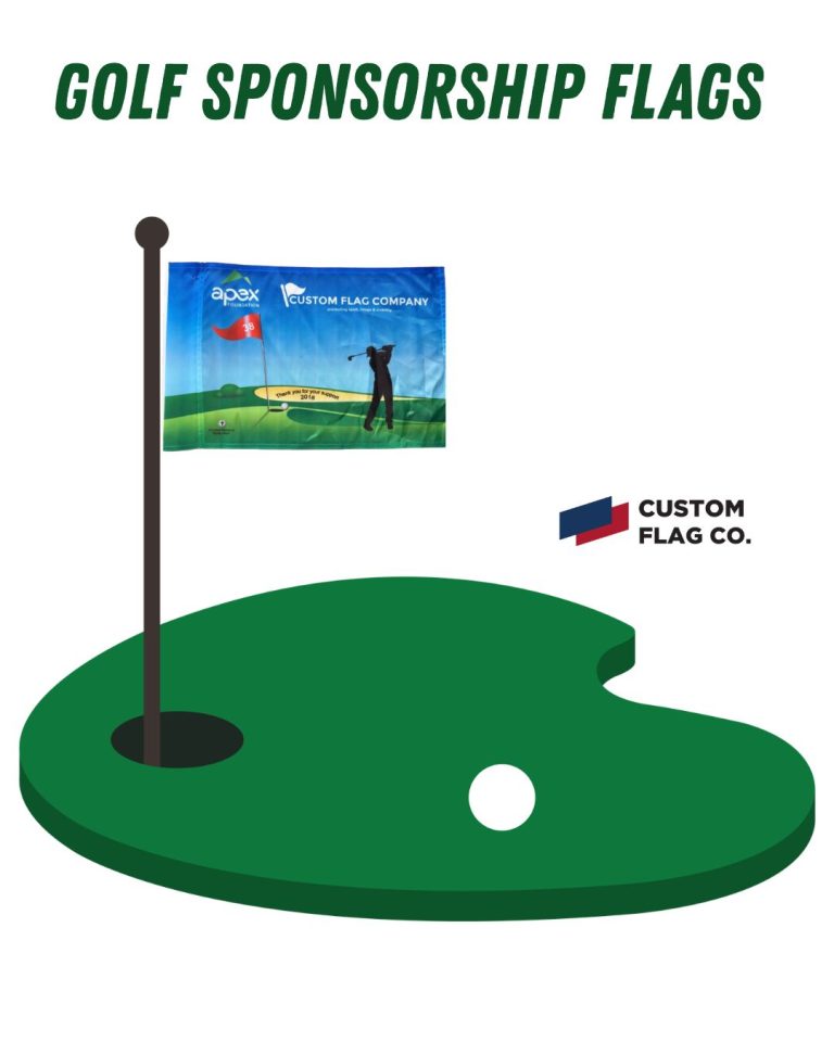 Golf Flags for Fundraisers