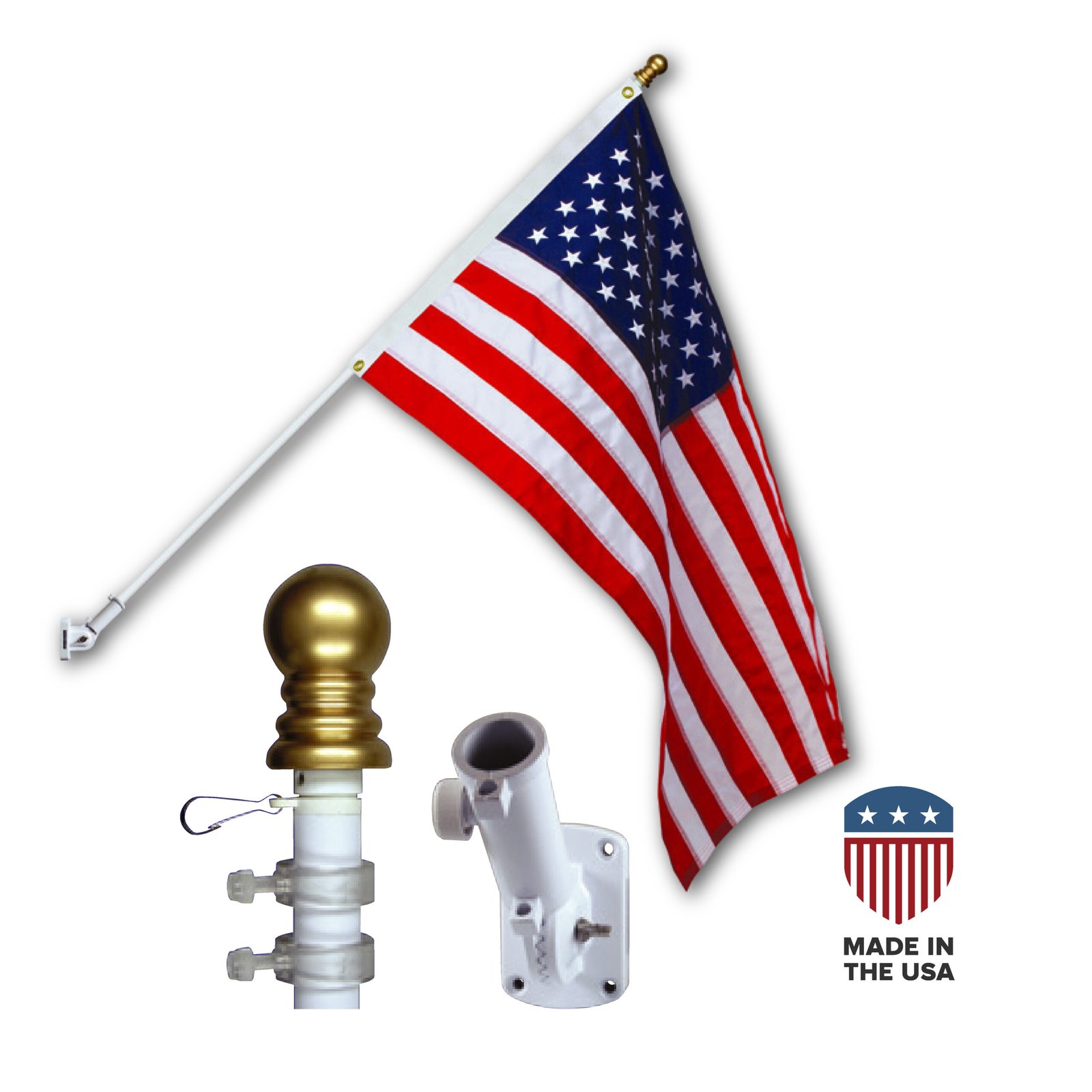 American Flag Spinning Set